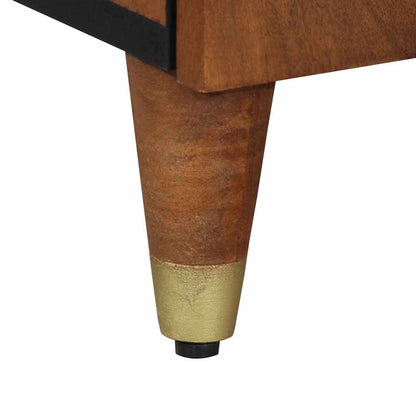 Sideboard Brown 15.75 x 12.99 x 29.53 in Solid Mango Wood