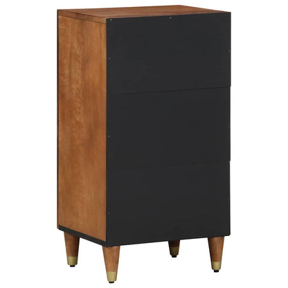 Sideboard Brown 15.75 x 12.99 x 29.53 in Solid Mango Wood