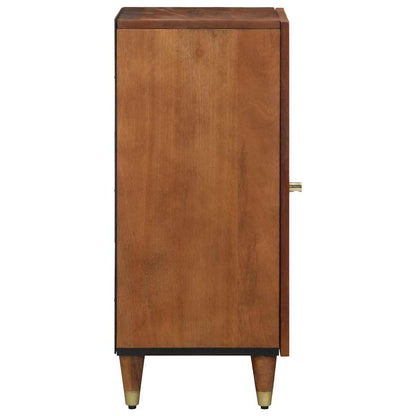 Sideboard Brown 15.75 x 12.99 x 29.53 in Solid Mango Wood