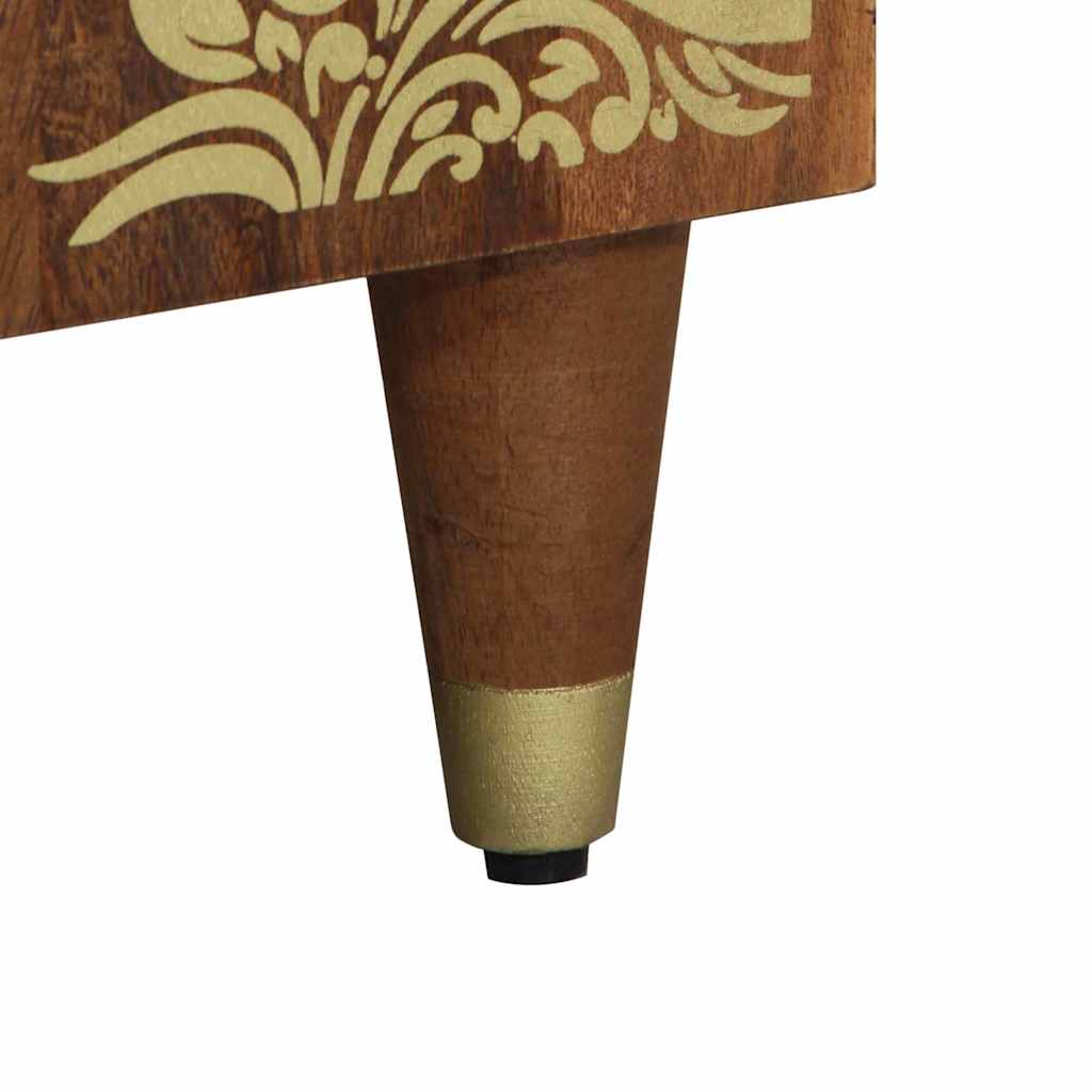 Sideboard Brown 23.62 x 12.99 x 29.53 in Solid Mango Wood