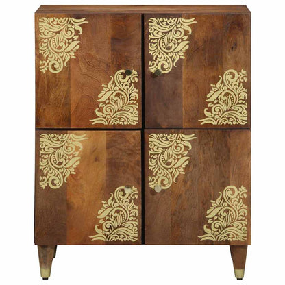 Sideboard Brown 23.62 x 12.99 x 29.53 in Solid Mango Wood
