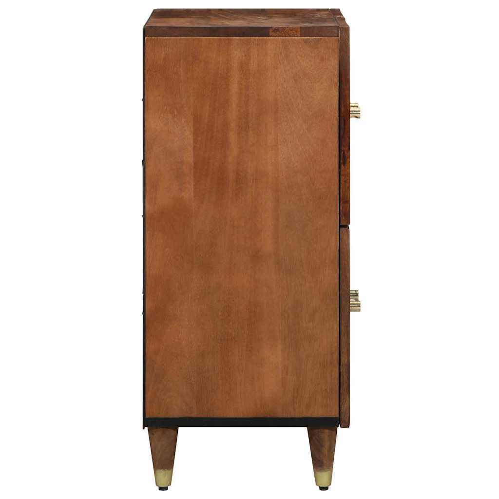Sideboard Brown 23.62 x 12.99 x 29.53 in Solid Mango Wood