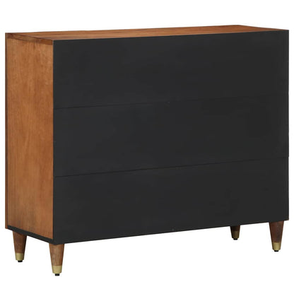 Sideboard Brown 35.43 x 12.99 x 29.53 in Solid Mango Wood