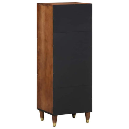 Highboard Brown 15.75 x 12.99 x 43.31 in Solid Mango Wood