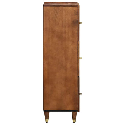 Highboard Brown 15.75 x 12.99 x 43.31 in Solid Mango Wood