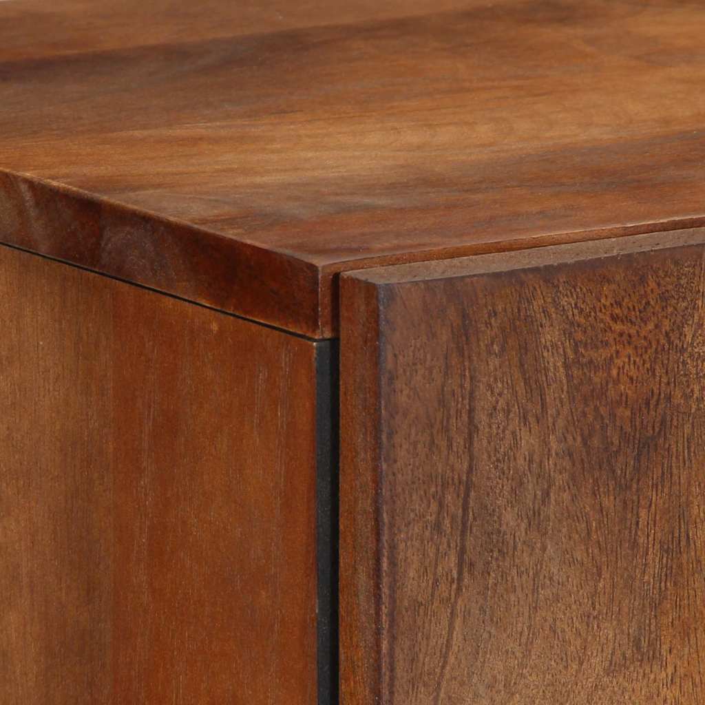 Highboard Brown 23.62 x 12.99 x 39.37 in Solid Mango Wood