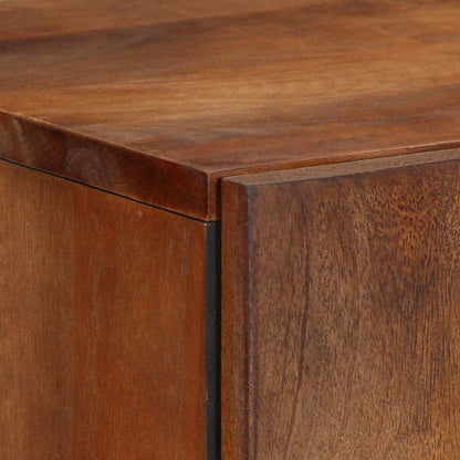 Highboard Brown 23.62 x 12.99 x 39.37 in Solid Mango Wood