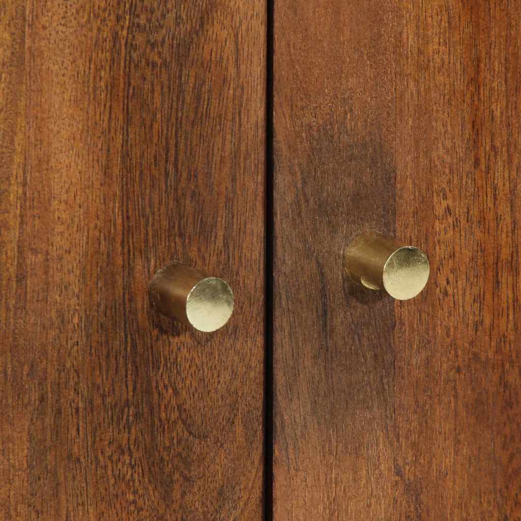 Highboard Brown 23.62 x 12.99 x 39.37 in Solid Mango Wood