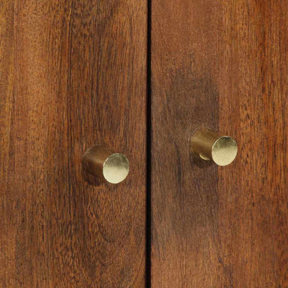 Highboard Brown 23.62 x 12.99 x 39.37 in Solid Mango Wood