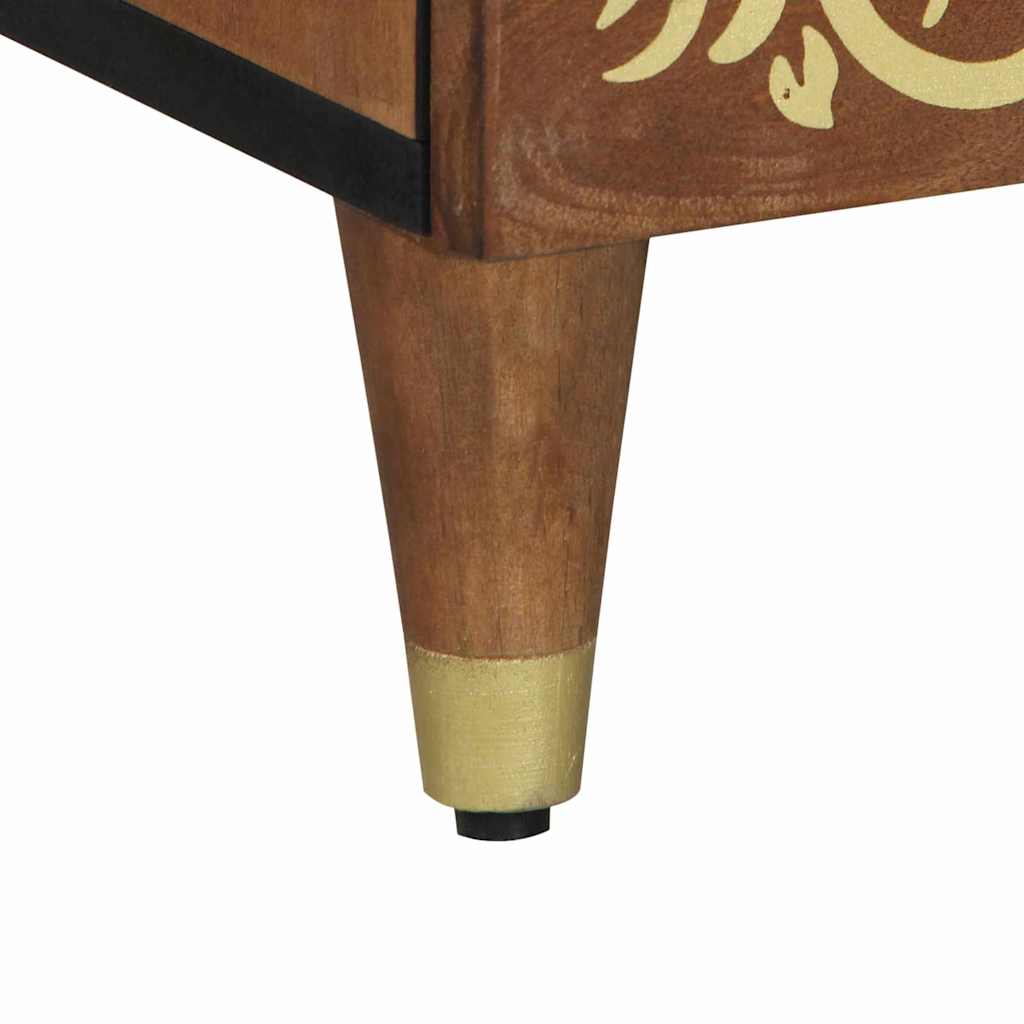 Highboard Brown 23.62 x 12.99 x 39.37 in Solid Mango Wood