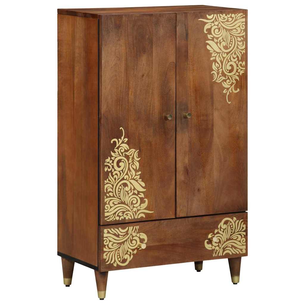Highboard Brown 23.62 x 12.99 x 39.37 in Solid Mango Wood