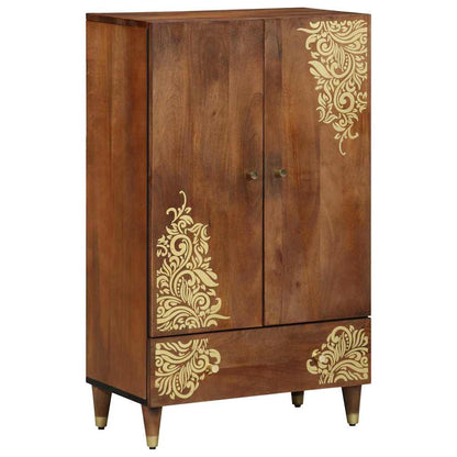 Highboard Brown 23.62 x 12.99 x 39.37 in Solid Mango Wood