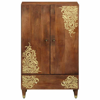 Highboard Brown 23.62 x 12.99 x 39.37 in Solid Mango Wood