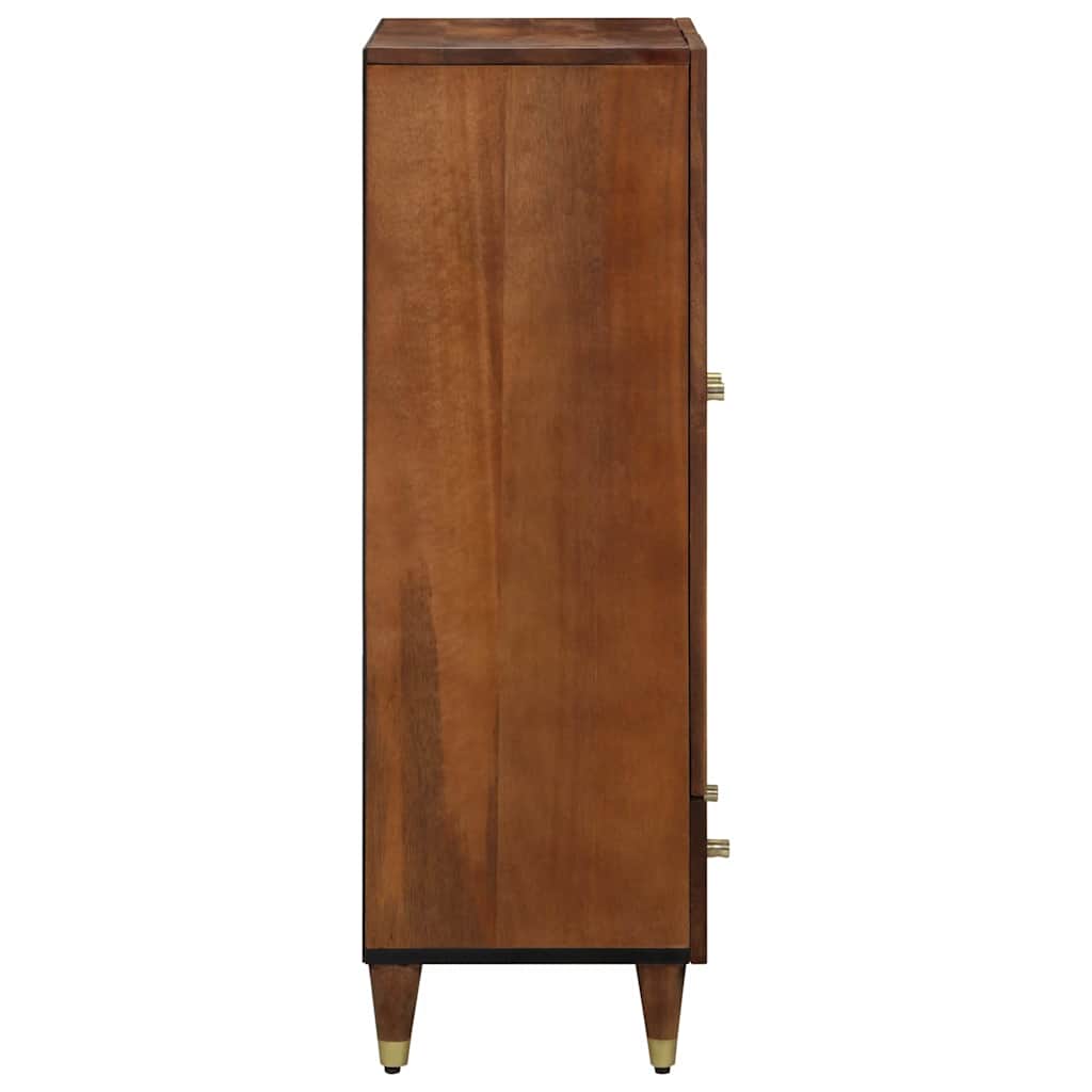 Highboard Brown 23.62 x 12.99 x 39.37 in Solid Mango Wood