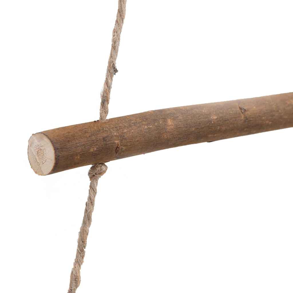  Hanging Christmas Trees with Top Stars 2 pcs 21.7x47.2" Natural Branch