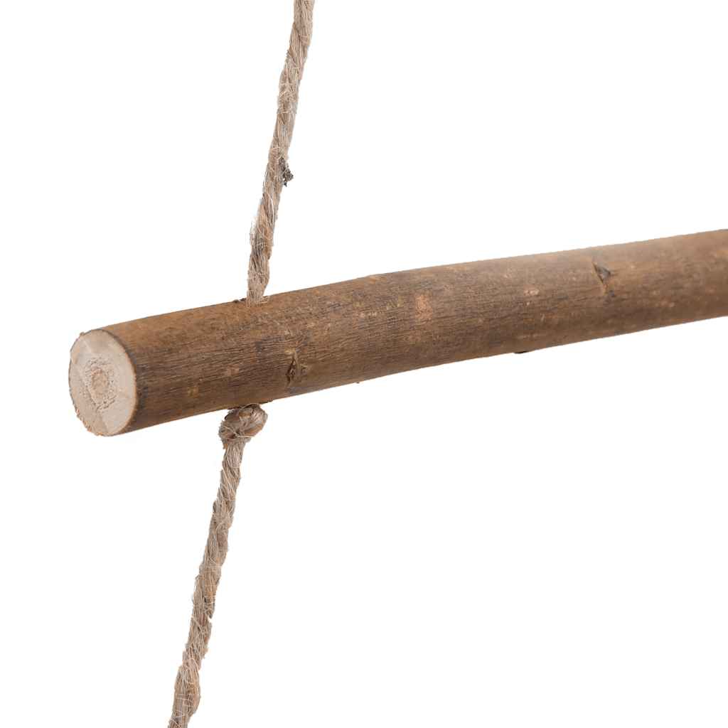  Hanging Christmas Tree with Top Star 29.1x59.1" Natural Branch