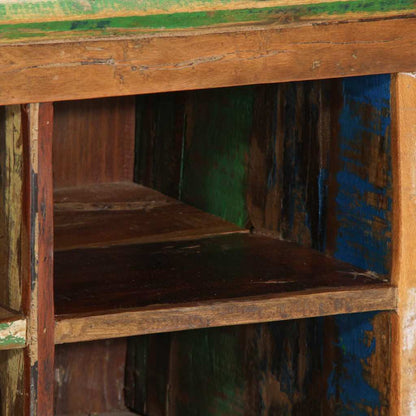 Shoe Cabinet Brown 110 x 35 x 40 cm Solid Reclaim wood