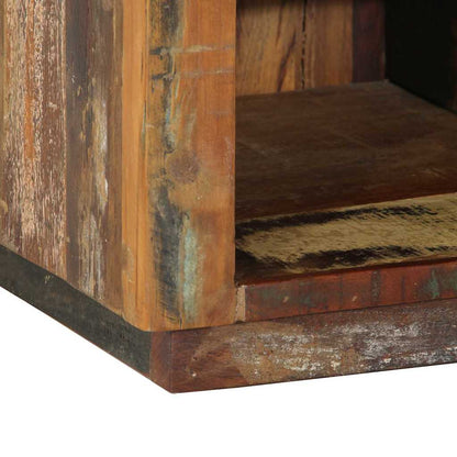 Shoe Cabinet Brown 110 x 35 x 40 cm Solid Reclaim wood