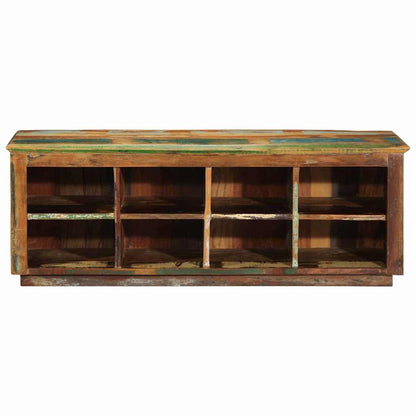 Shoe Cabinet Brown 110 x 35 x 40 cm Solid Reclaim wood