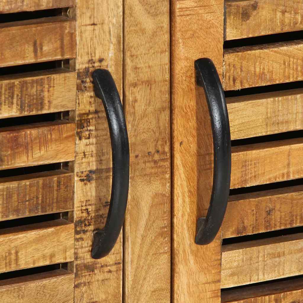 Shoe Cabinet Brown 110 x 38 x 45 cm Solid Mango wood