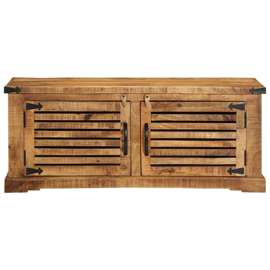 Shoe Cabinet Brown 110 x 38 x 45 cm Solid Mango wood