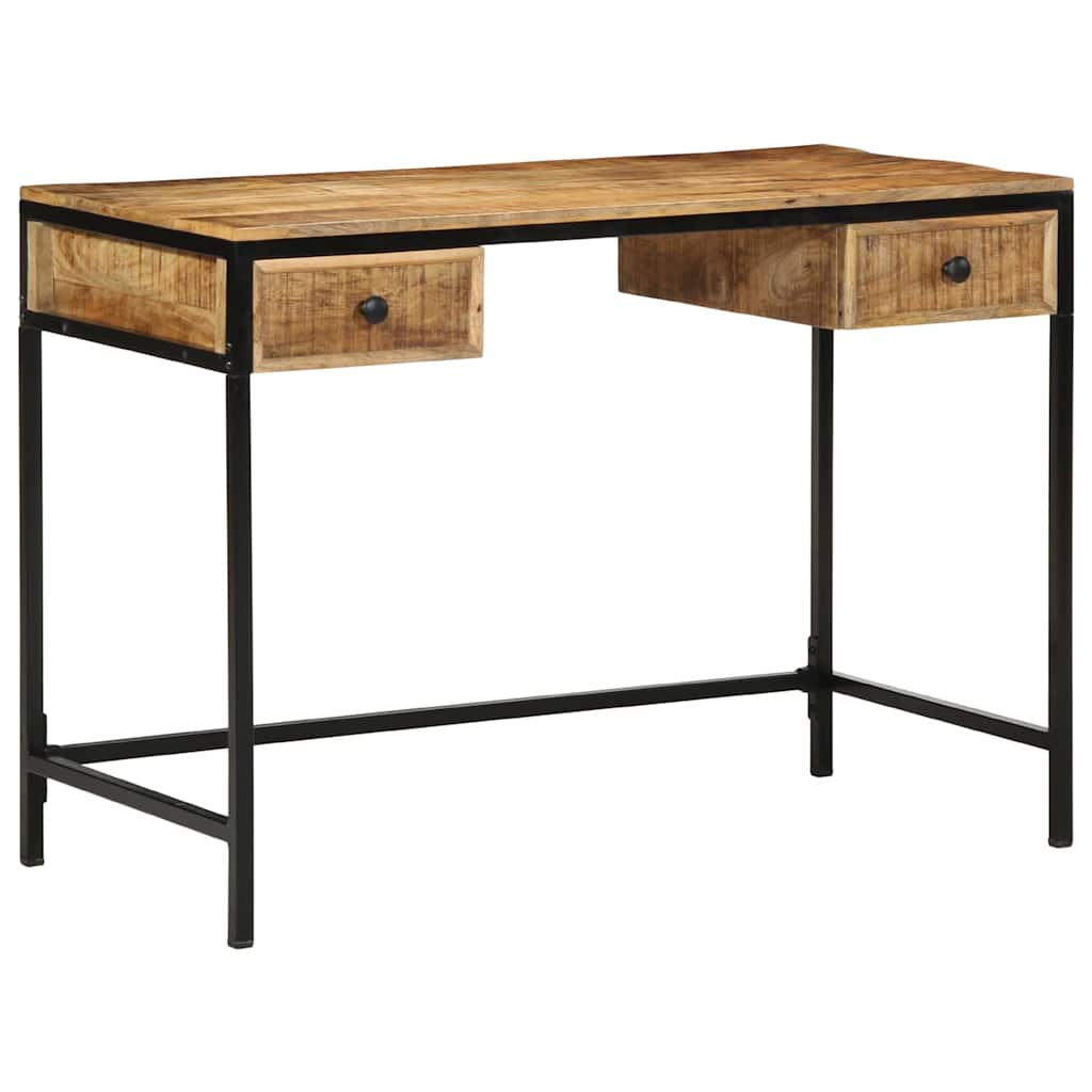 Desk with Drawer Brown 105 x 50 x 75 cm Solid Mango wood