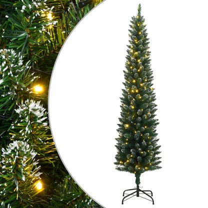 Artificial Slim Christmas Tree 150 LEDs 47.2"