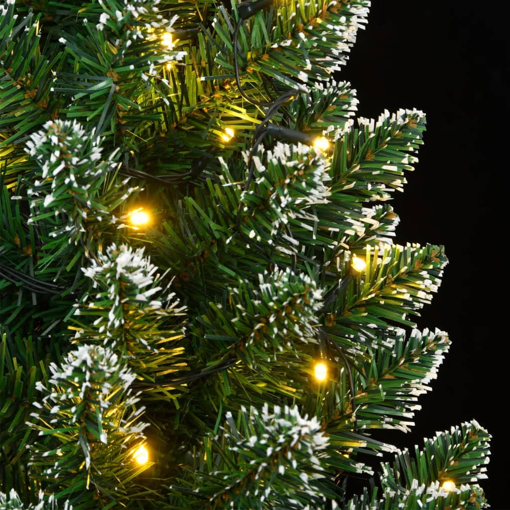 Artificial Slim Christmas Tree 300 LEDs 70.9"