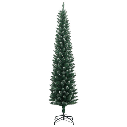 Artificial Slim Christmas Tree 300 LEDs 82.7"