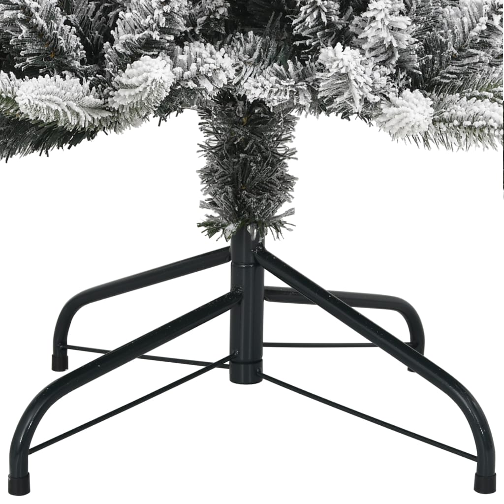 Artificial Christmas Tree Green and white PVC, PE, Steel 94.5 in