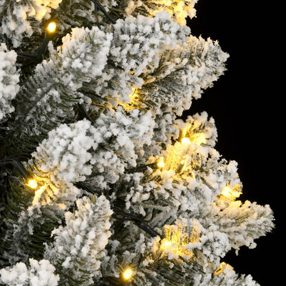 Christmas Tree Green and white PVC, PE, Steel 47.2 in Modern