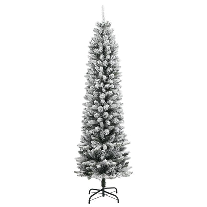 Christmas Tree Green and white PVC, PE, Steel 82.7 in tall