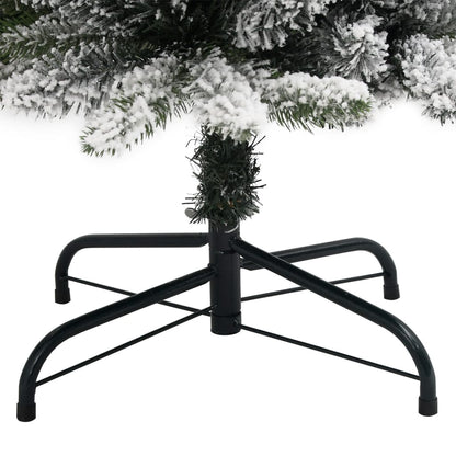 Christmas Tree Green and white PVC, PE, Steel 82.7 in tall