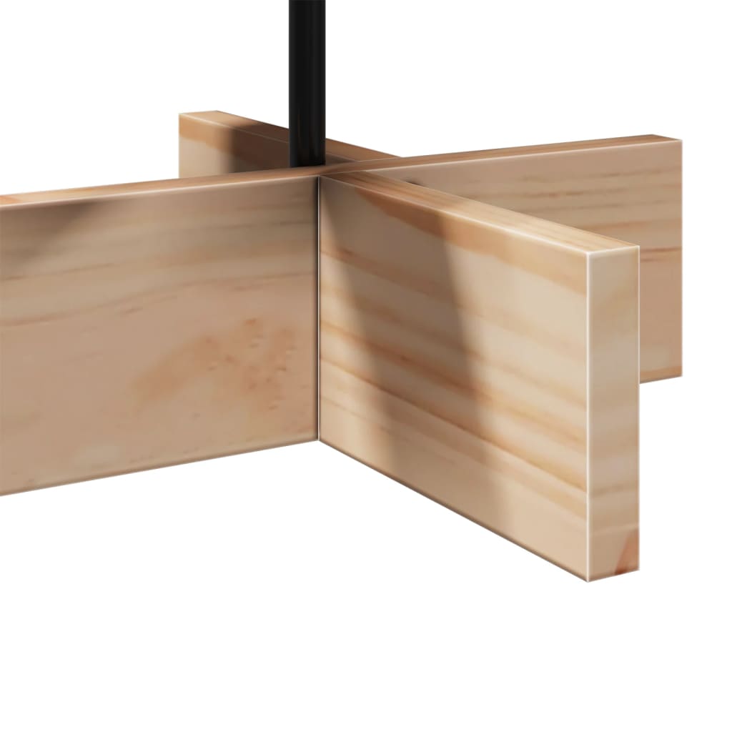 Wooden Christmas Tree Natural Wood Solid Pine Wood Small