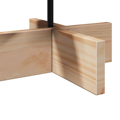 Wooden Christmas Tree Natural Wood Solid Pine Wood Small