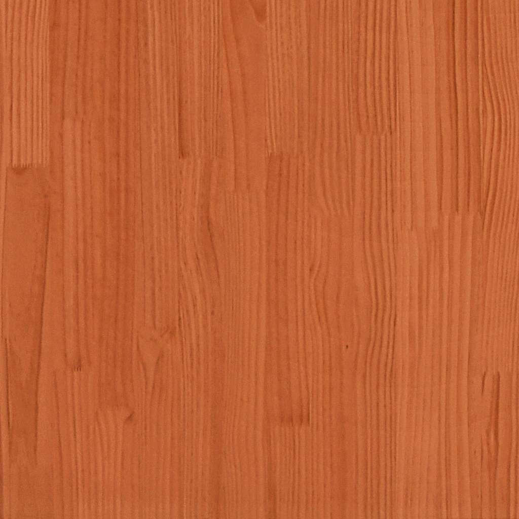 Wooden Christmas Tree Wax brown Solid pinewood Small Rotatable
