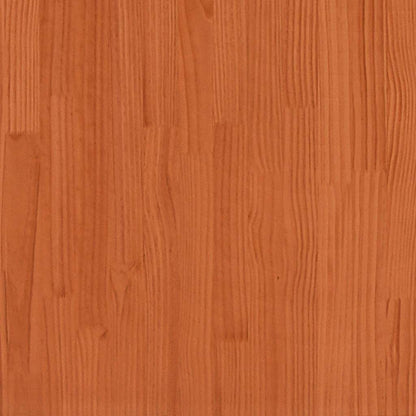 Wooden Christmas Tree Wax brown Solid pinewood 31.5 in Rotatable