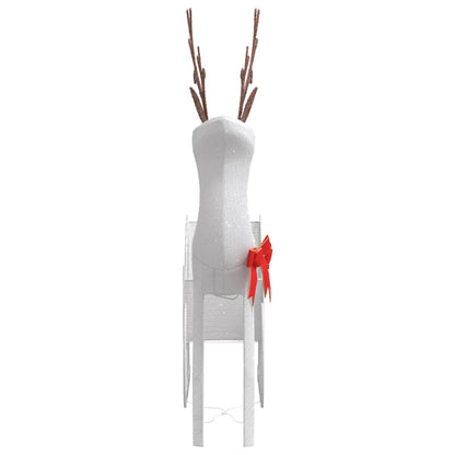 Christmas Decoration White Fabric and metal Large Christmas Decor