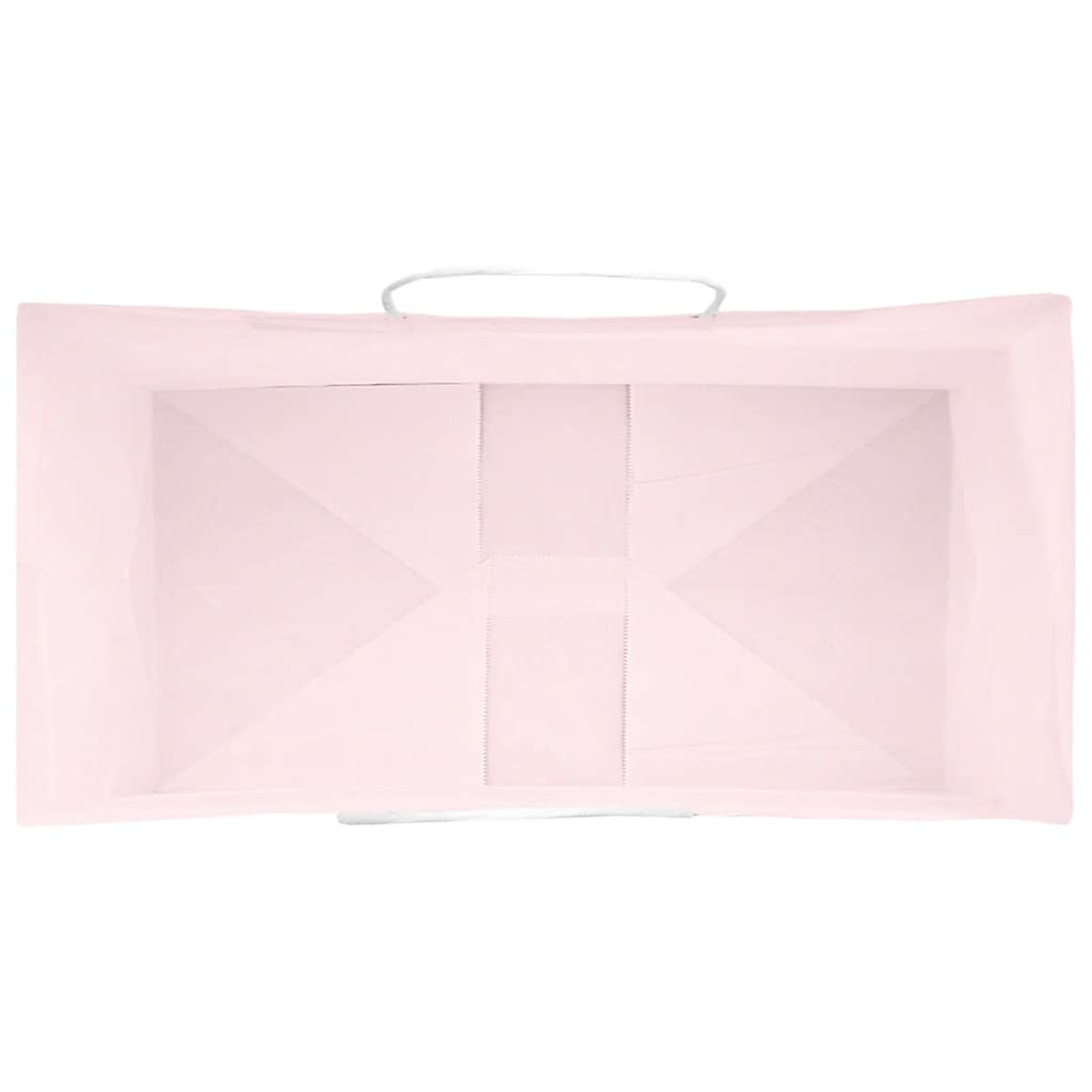 Paper Bags 50 pcs with Handles Pink 32x17x44 cm