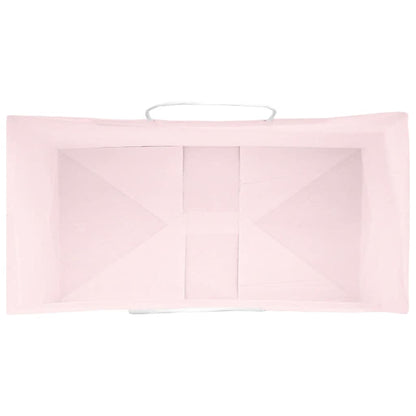 Paper Bags 50 pcs with Handles Pink 32x17x44 cm