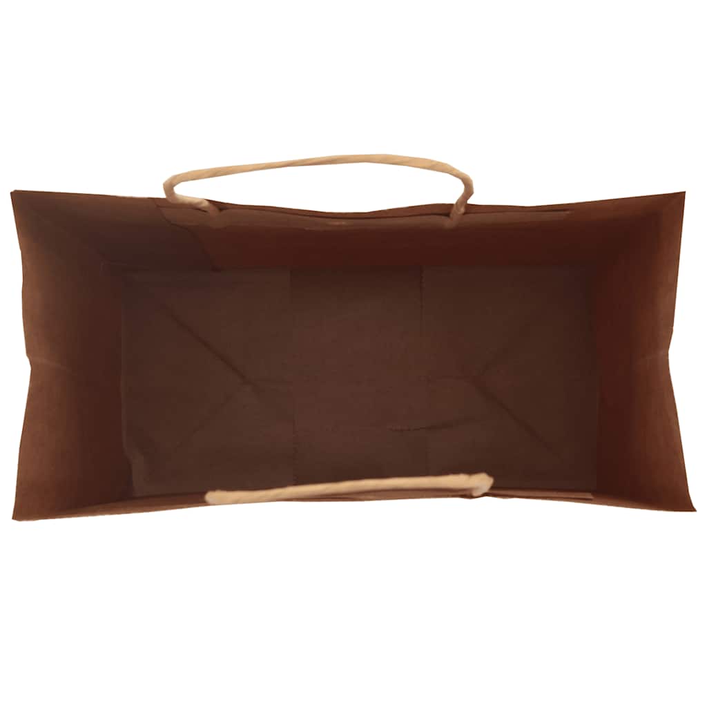 Paper Bags 50 pcs with Handles Blue 21x11x31 cm