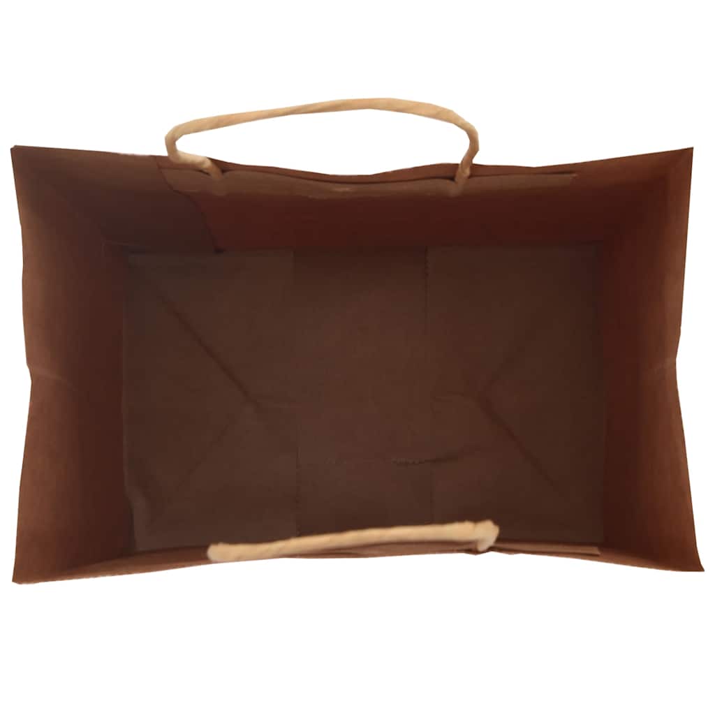 Paper Bags 50 pcs with Handles Green 32x22x28 cm