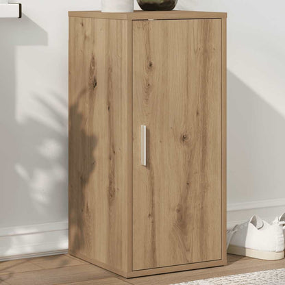 Shoe Cabinet Artisan Oak Engineered Wood Compact Shoe Cabinet