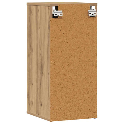 Shoe Cabinet Artisan Oak Engineered Wood Compact Shoe Cabinet