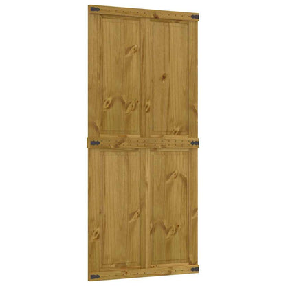 Barn Door CORONA 39.4x82.7" Solid Wood Pine
