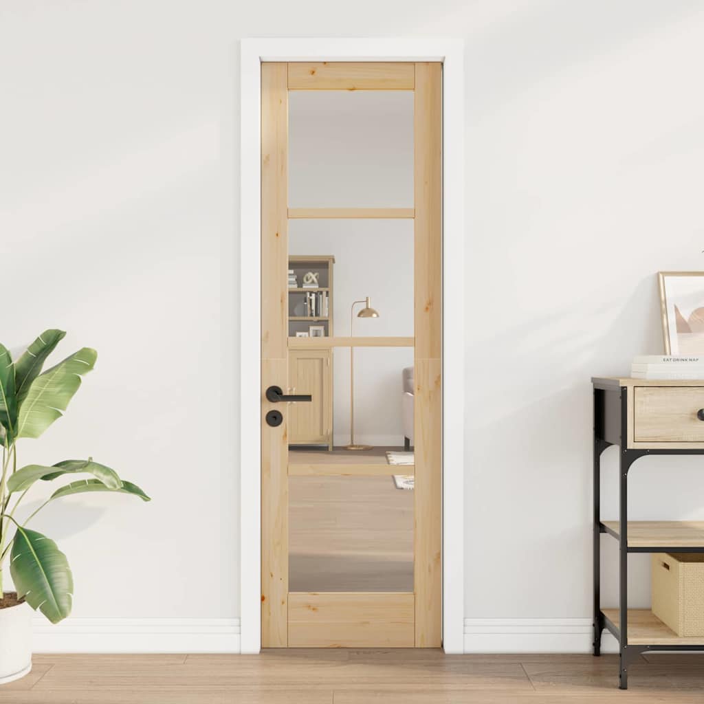 Interior Door with Glass ORKDAL Brown 24 x 78.2 in