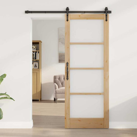 Interior Door with Glass ORKDAL Brown 30.7 x 79.5 in