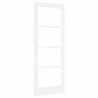 Interior Door with Glass ORKDAL White 30.7 x 79.5 in