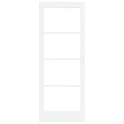 Interior Door with Glass ORKDAL White 30.7 x 79.5 in