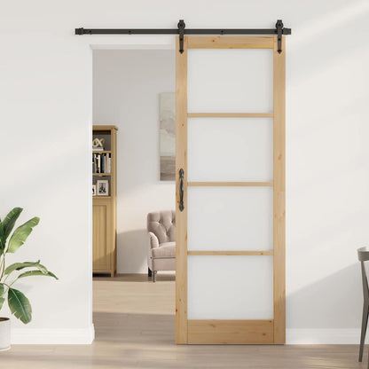 Interior Door with Glass ORKDAL Brown 32.7 x 91.4 in